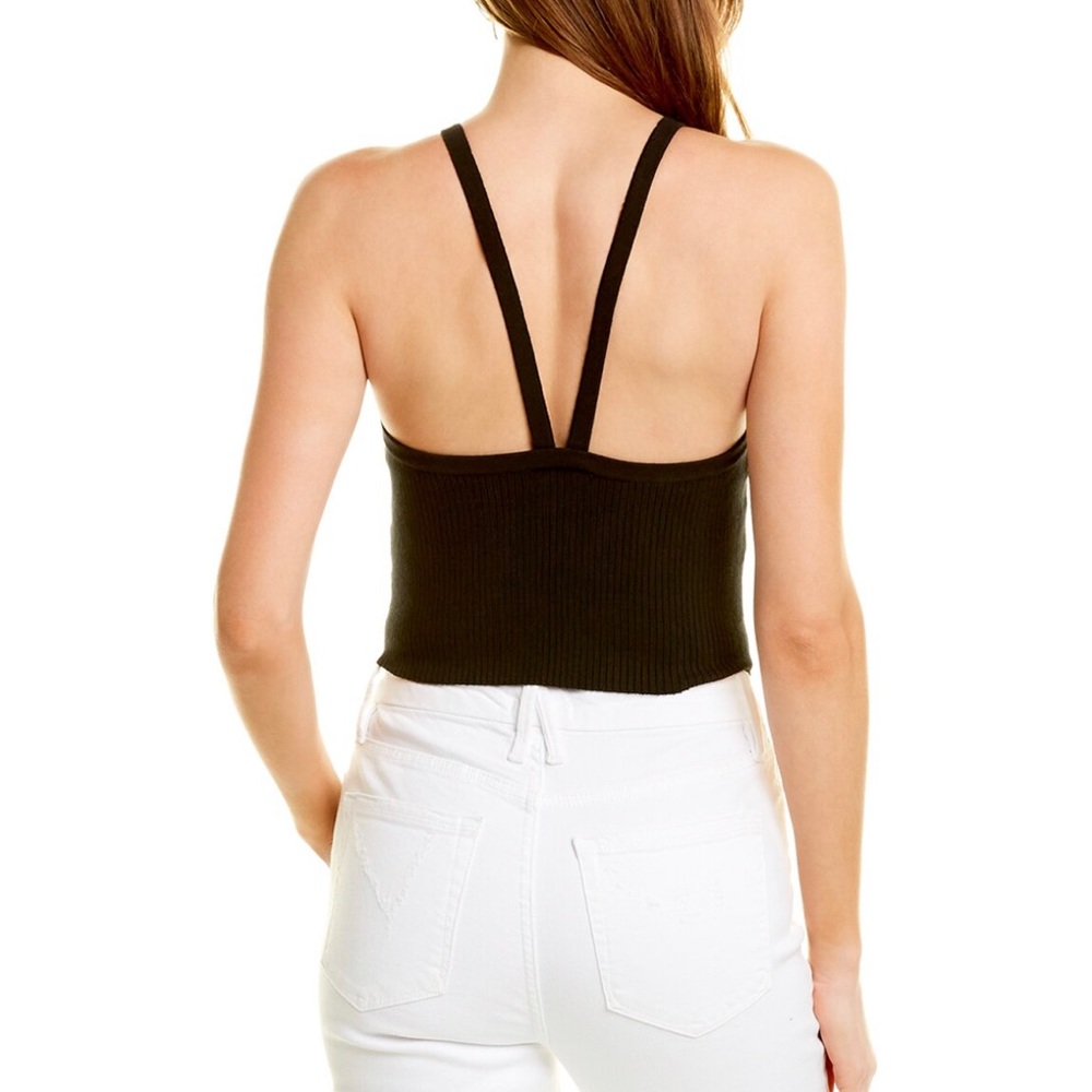 NWT Good American cropped sweater tank - Picture 2 of 5